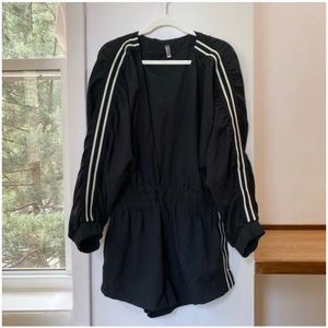 - Free People Movement Onesie Track Suit Long Sleeve Runsie Black
